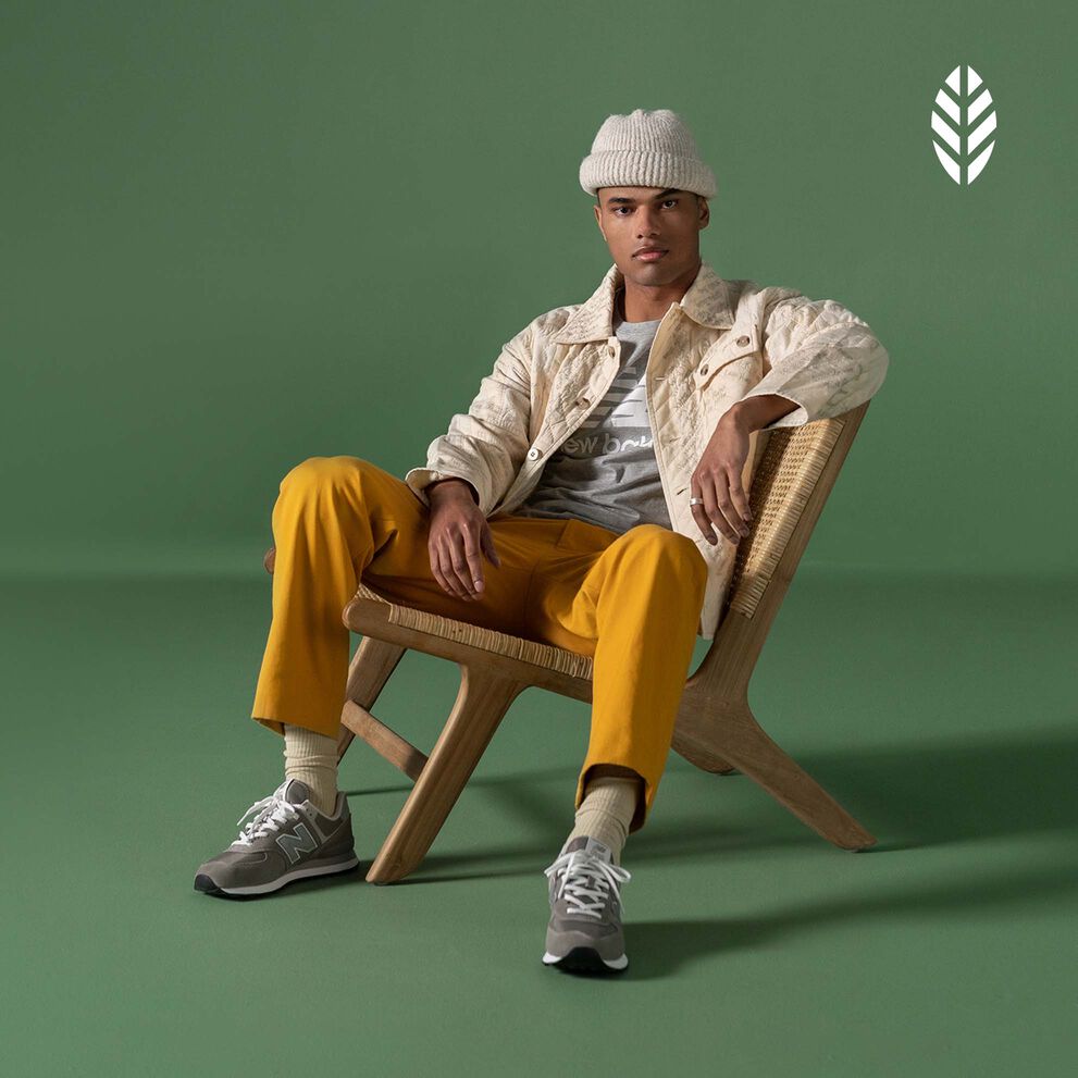 New Balance’s green leaf standard