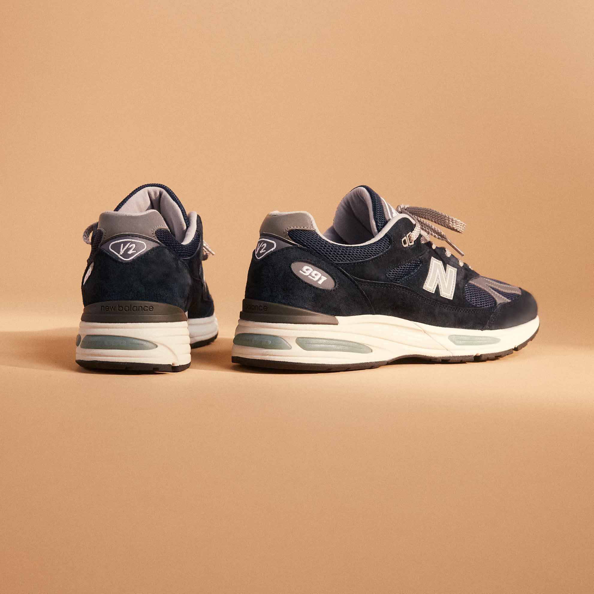New balance 991 navy yellow shop