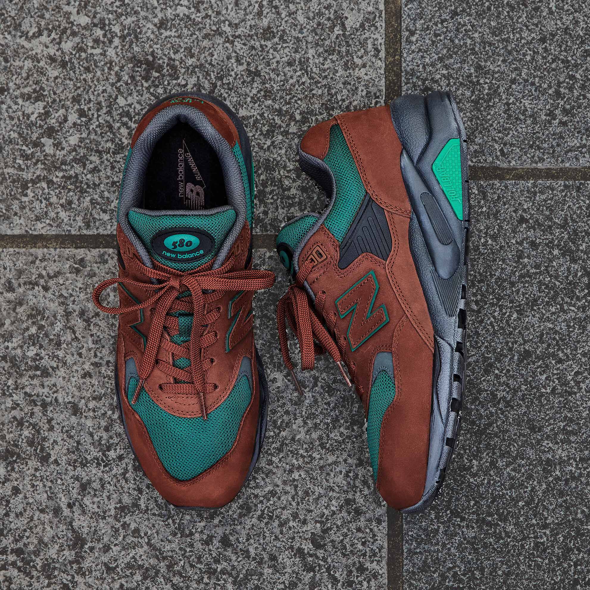 New balance 580 heren oranje best sale