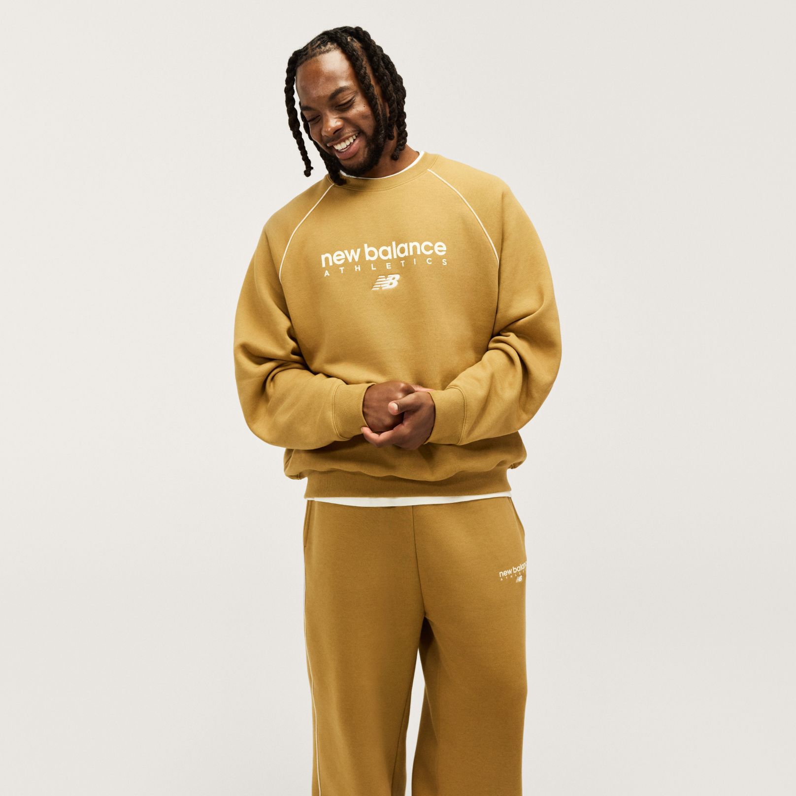Men's Trackside Fleece Crew - New Balance